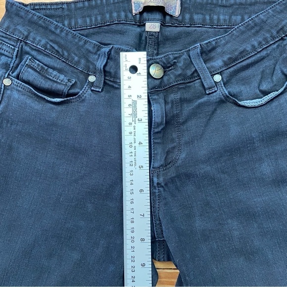PAIGE Premium low rise black skinny jeans size 28 - Picture 11 of 14